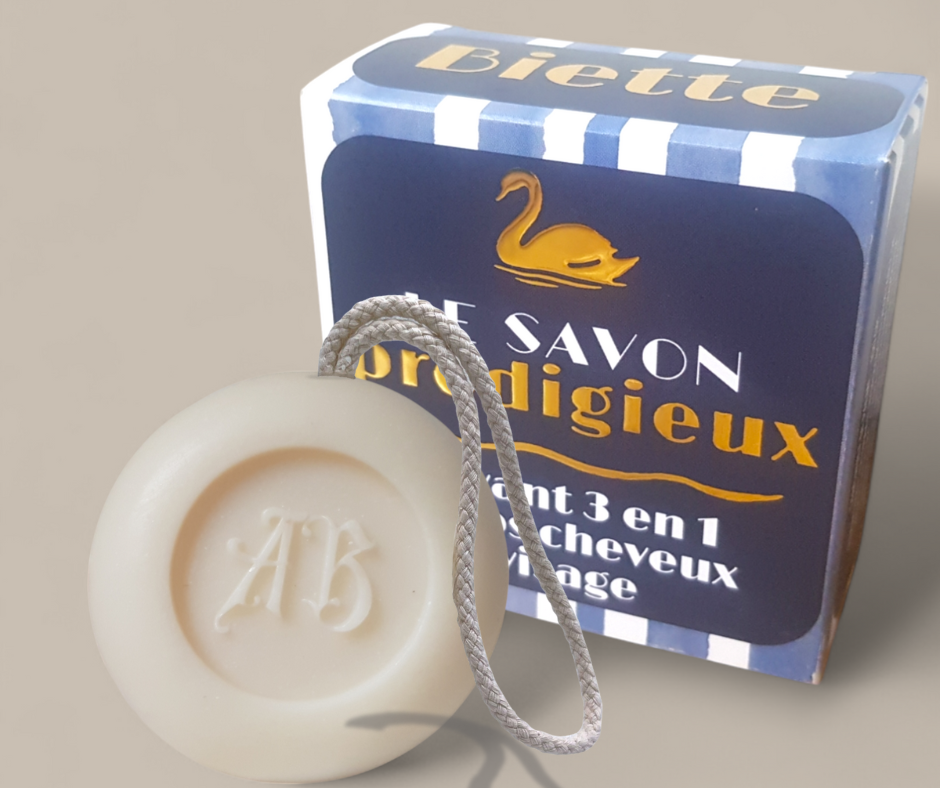 Savon corps visage cheveux maison Biette