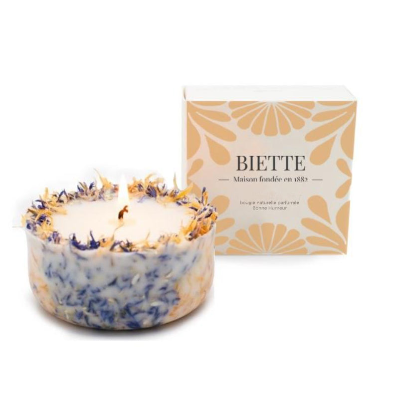 Bougie naturelle parfumée Bonne Humeur