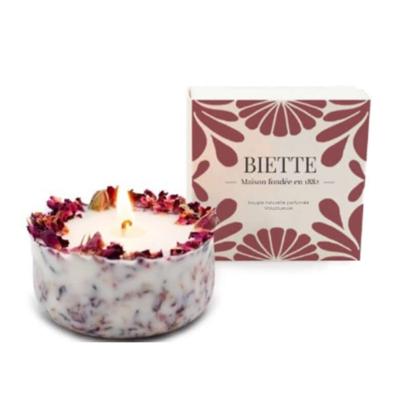 Bougie naturelle parfumée Voluptueuse